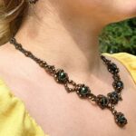 Afrodit Zümrüt 3'lü Takı Seti (Kolye Bileklik Küpe)