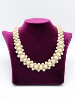 Cam İnci Full Takı Seti - Kolye Küpe Yüzük Bileklik - Görsel 2