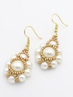 Cam İnci Full Takı Seti - Kolye Küpe Yüzük Bileklik - Görsel 3