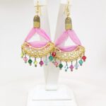 Altın Kaplama İpek Küpe