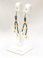 Papatyam Beyaz Kristal Küpe - Görsel 2