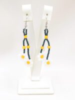 Papatyam Beyaz Kristal Küpe