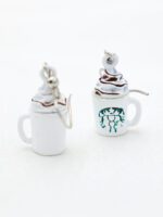 Vanilyalı Starbucks Küpe - Görsel 2