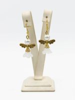 İncili Melek Küpe (Kapama Seçenekli)