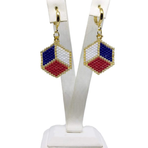 Altıgen Miyuki Küpe