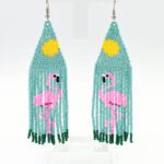 Flamingo Saçak Küpe