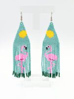 Flamingo Saçak Küpe