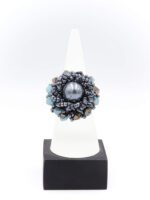 Gri İncili Yüzük - Görsel 2