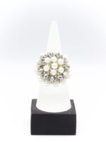 İncili Kristalli Yüzük - Görsel 2