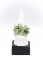 Kırık Taşlı Yeşil Yüzük - Görsel 2