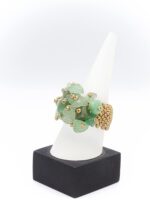 Kırık Taşlı Yeşil Yüzük