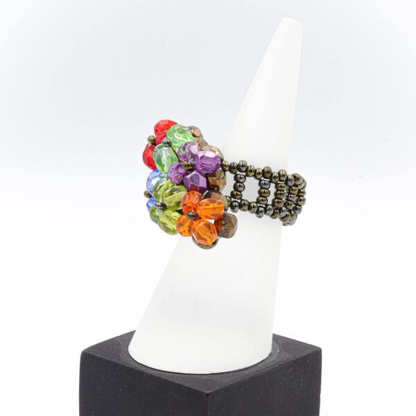 Zikzak Renkli Yüzük