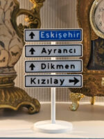 Kızılay Tabelası Masa Süsü - Viral Ankara Akımı Masanızda