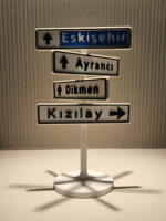 Kızılay Tabelası Masa Süsü - Viral Ankara Akımı Masanızda - Görsel 4