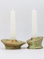 Yaldızlı Gestalt 2'li Şamdan Mumluk + 2 Adet Mum (Seçenekli) - Görsel 7