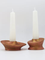 Yaldızlı Gestalt 2'li Şamdan Mumluk + 2 Adet Mum (Seçenekli) - Görsel 9