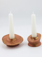 Yaldızlı Gestalt 2'li Şamdan Mumluk + 2 Adet Mum (Seçenekli) - Görsel 10